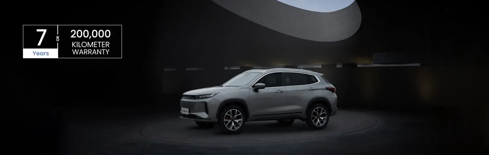 EXEED LX — 7-Year / 200,000 km Warranty