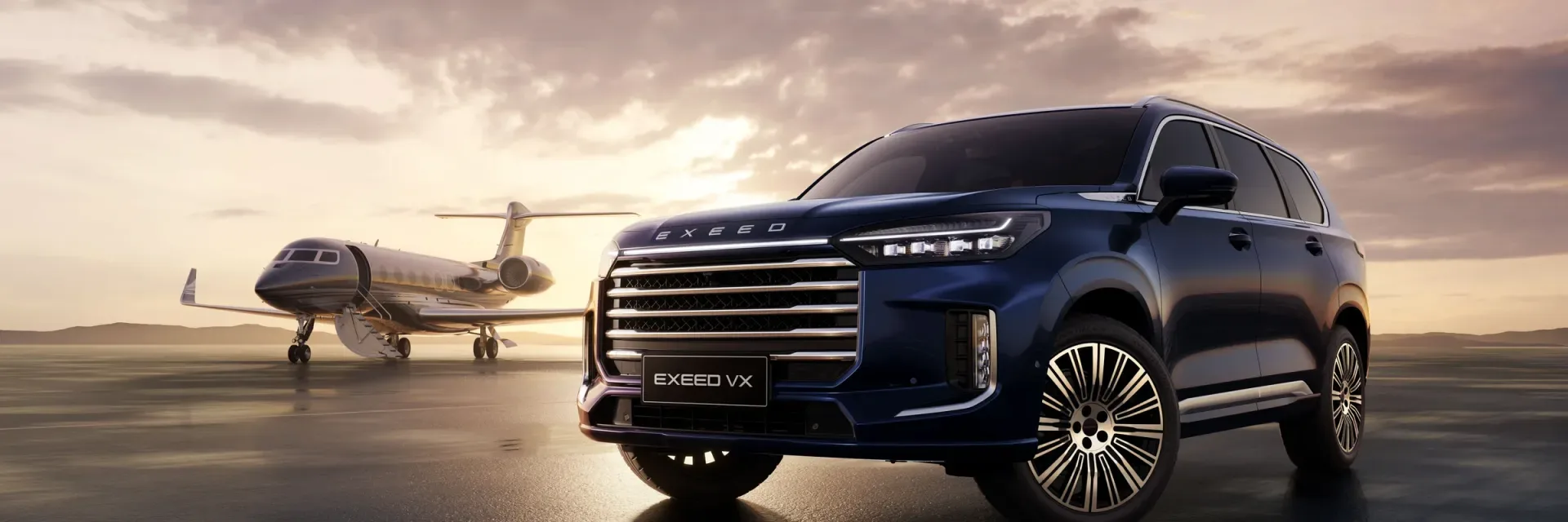 EXEED VX — Command every journey with flagship presence and refined comfort.