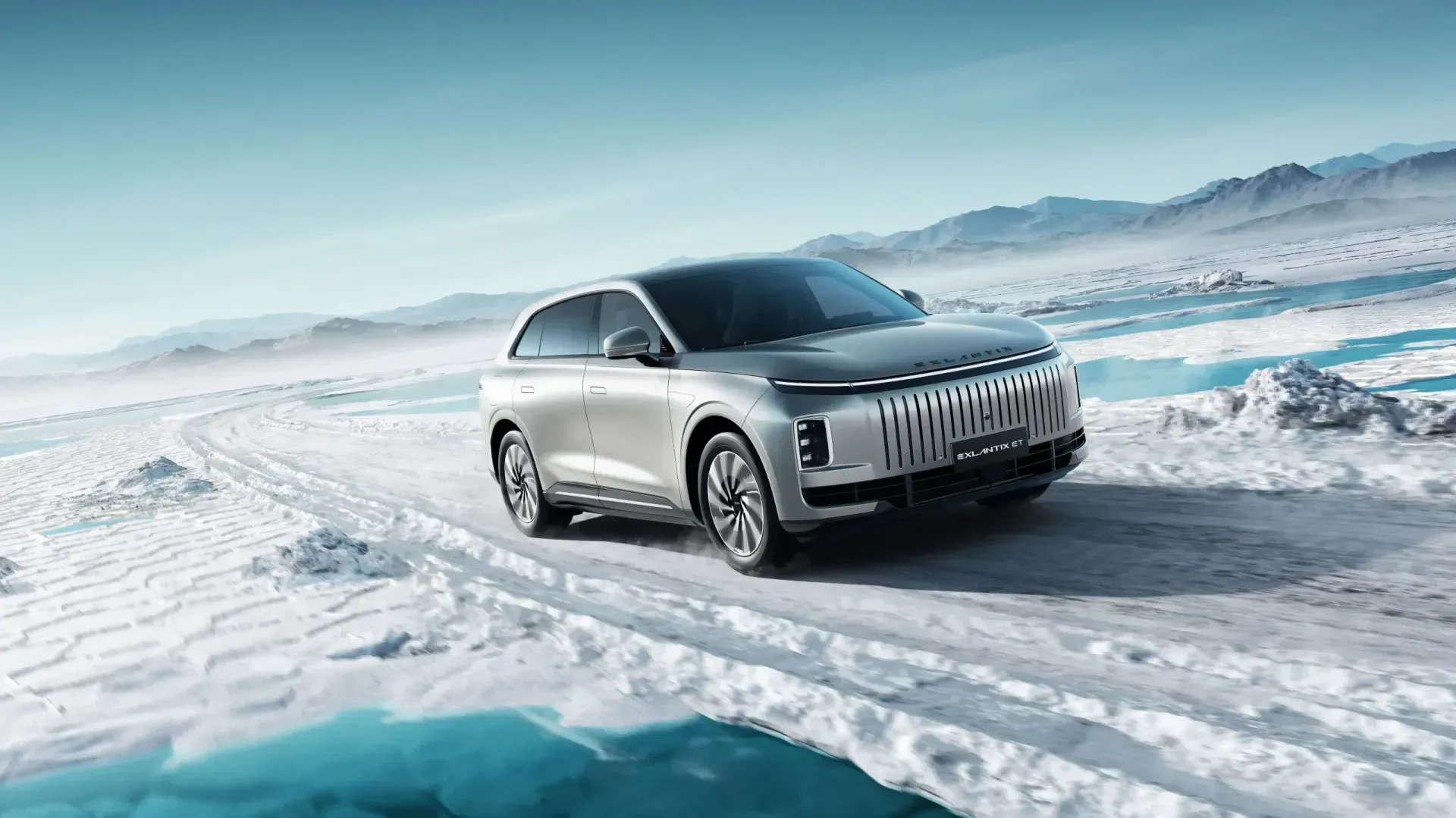 EXEED ET BEV — A pure-electric SUV with a 77 kWh battery, 410 km range, and 800V rapid charging.
